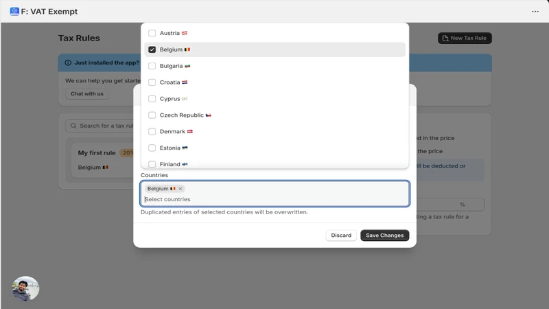 EU VAT TAX EXEMPTION AUTOMATE