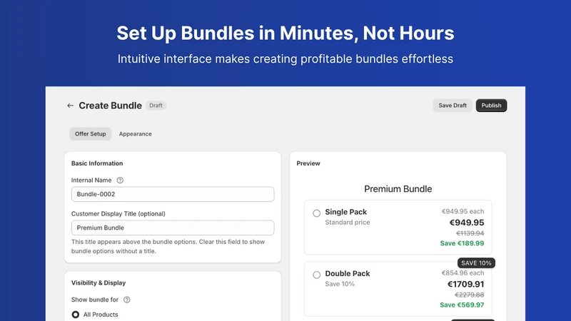 Uppa Bundles Quantity Break