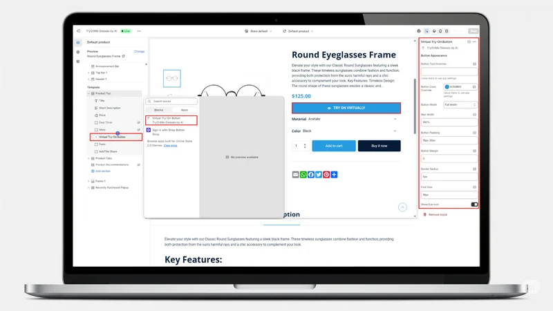 TryOnMe Glasses by AI