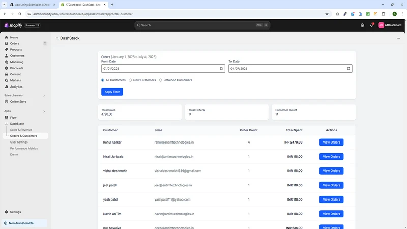 Dashstack