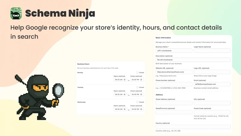Schema Ninja ‑ AI FAQ & Schema