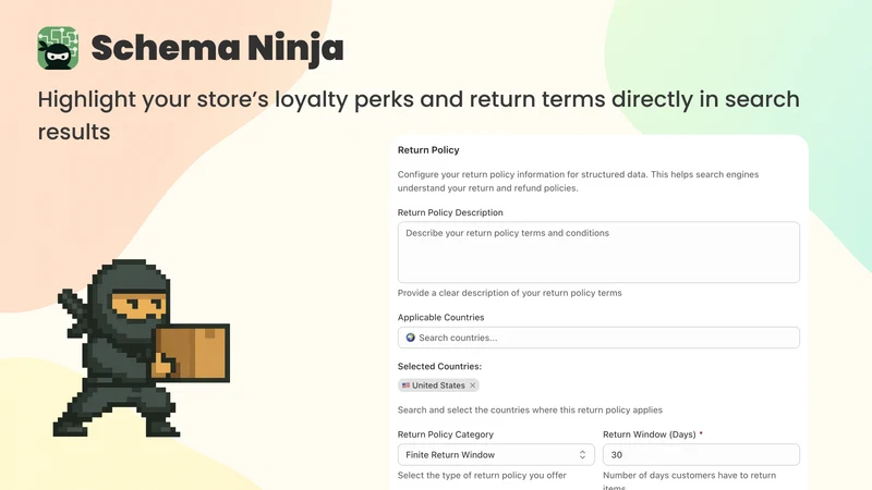Schema Ninja ‑ AI FAQ & Schema