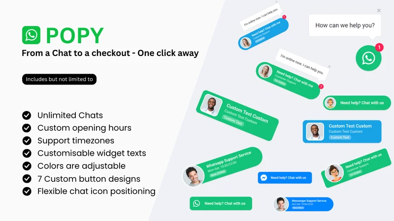 Popy: Whatsapp Marketing, Chat