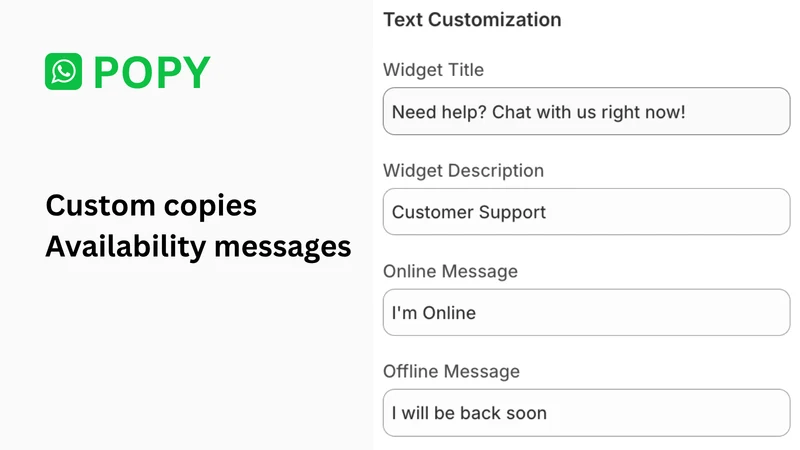 Popy: Whatsapp Marketing, Chat