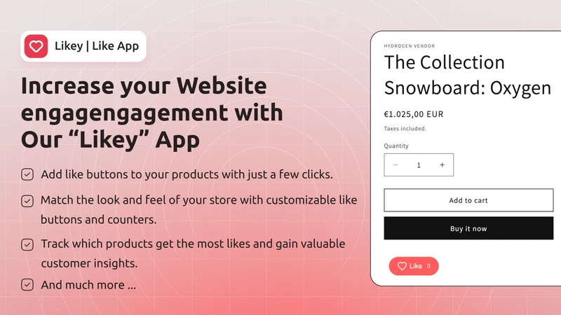 Likey ‑ Like, Engage&Analytics