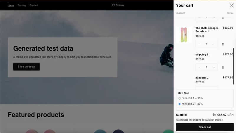 Enhanced Checkout Options
