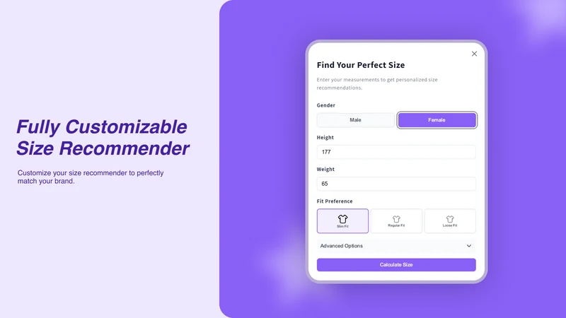 Ai Size Recommender & Guide