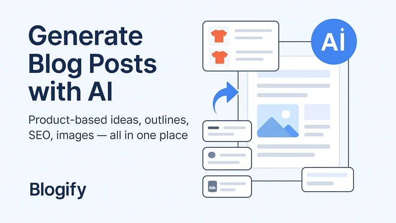 Blogify: AI Blog Post Builder