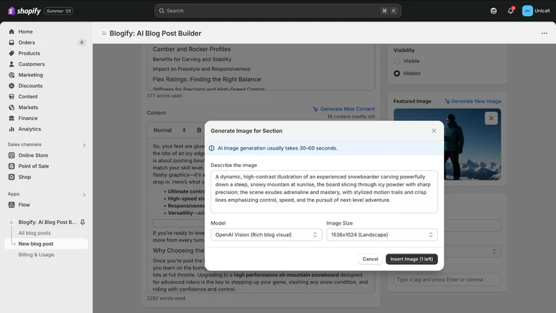 Blogify: AI Blog Post Builder