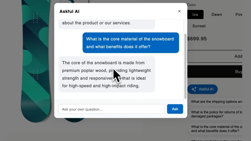Askful AI Product Chat & FAQ