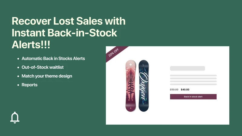 SC Back In Stock | Stock Alert