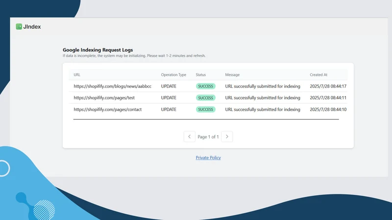 JIndex: Auto Google Indexing