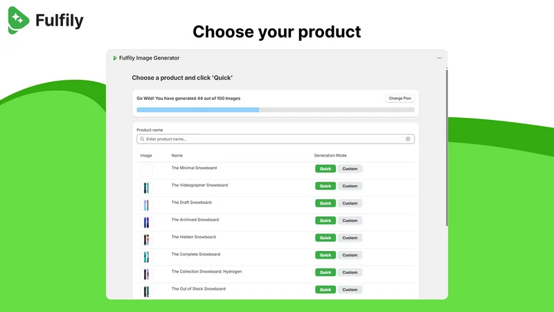 Fulfily AI Product Images