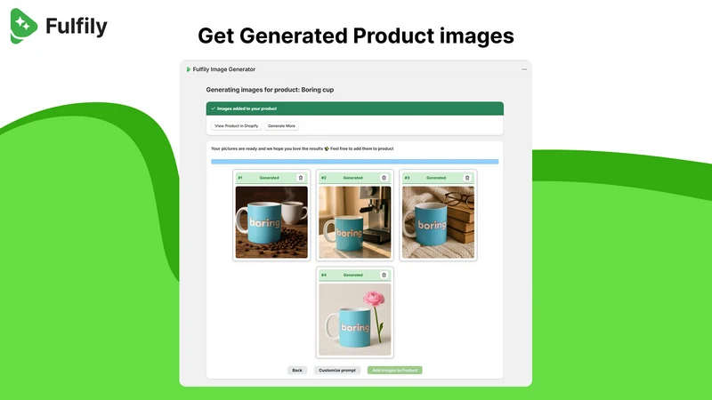 Fulfily AI Product Images