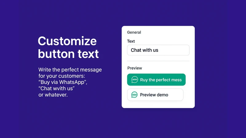 Ecomz ‑ WhatsApp Chat Button