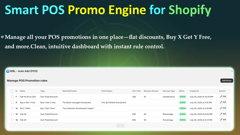 WBL ‑ Auto Add (POS)
