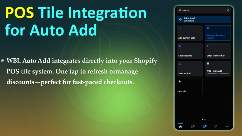 WBL ‑ Auto Add (POS)