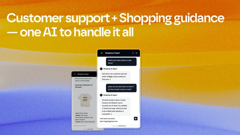 Quickchat AI: Chatbot & Sales