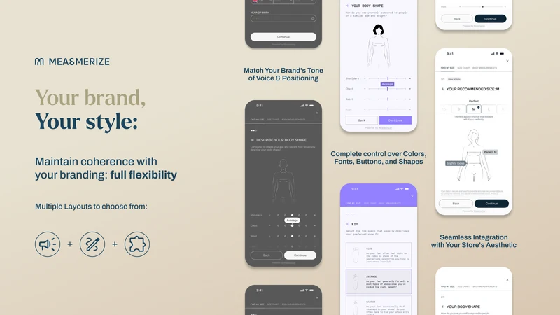 Measmerize Size & Fit Advisor