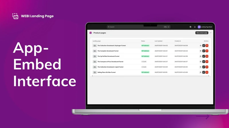 WEBI Ai Landing Page Builder