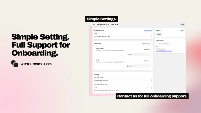 Howdy Flexible Product Bundle