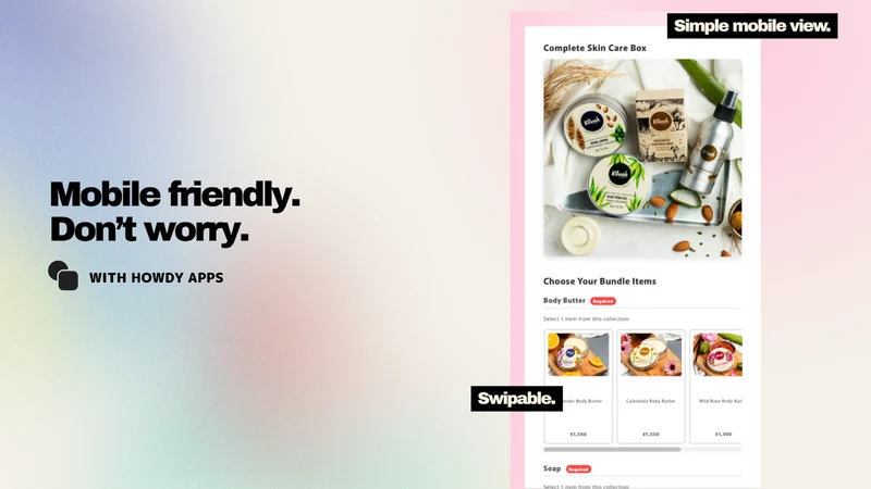 Howdy Flexible Product Bundle