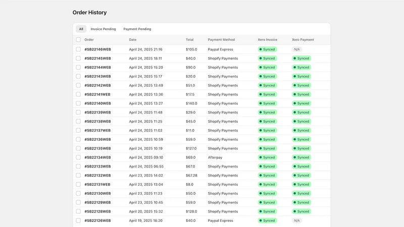 x.ink ‑ Xero Integration