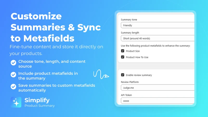 Simplify ‑ AI Summarizer