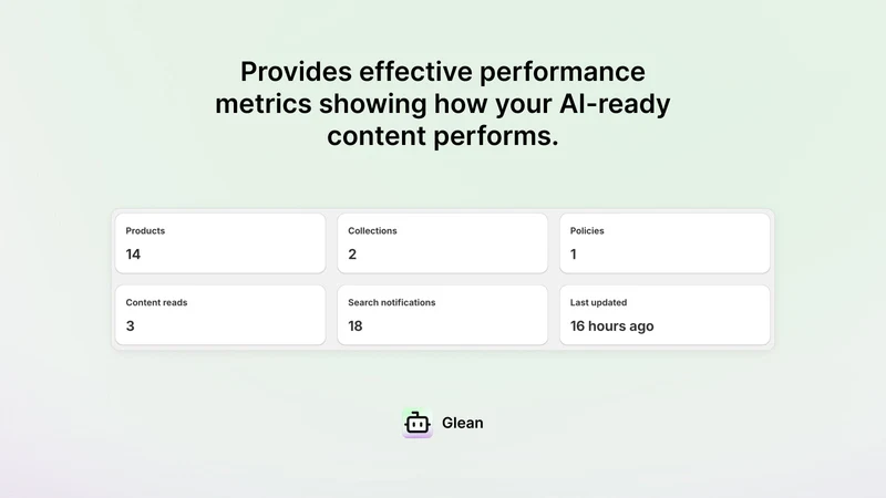 Glean: AI Shopping Discovery