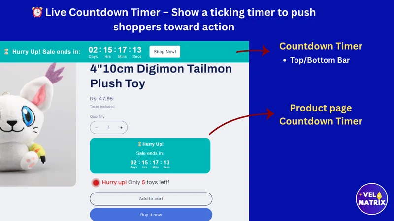 ScarityMax:Countdown Timer Bar