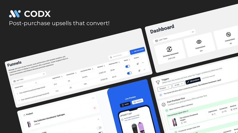 CODX: Post Purchase Upsell