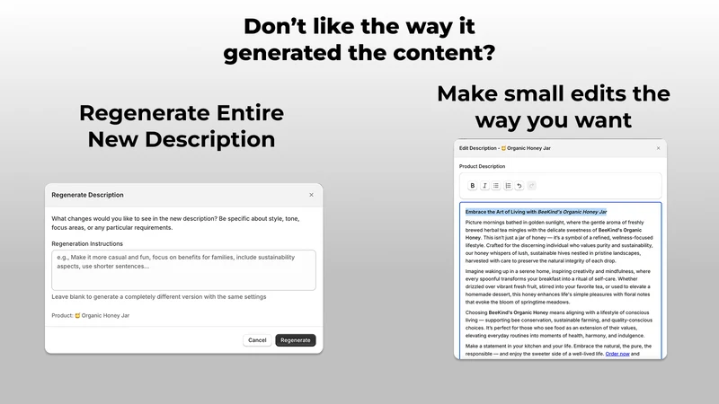 Bilgu: AI Product Descriptions