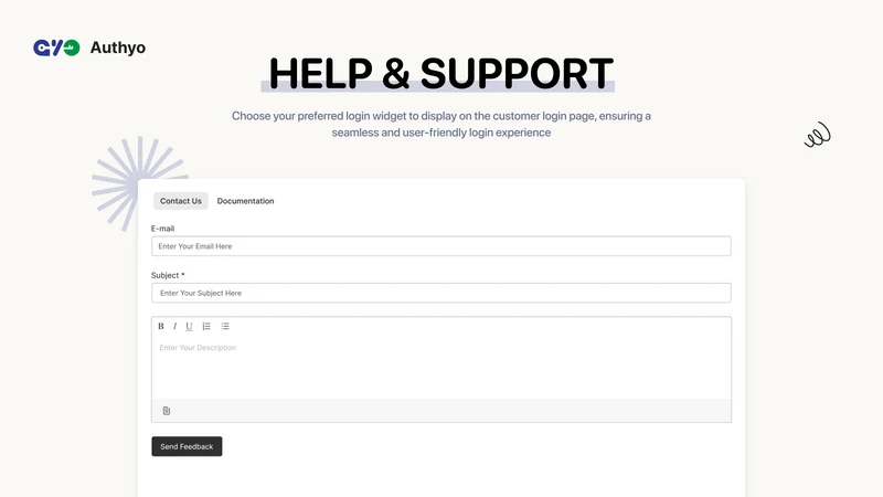 Authyo OTP Login/Register