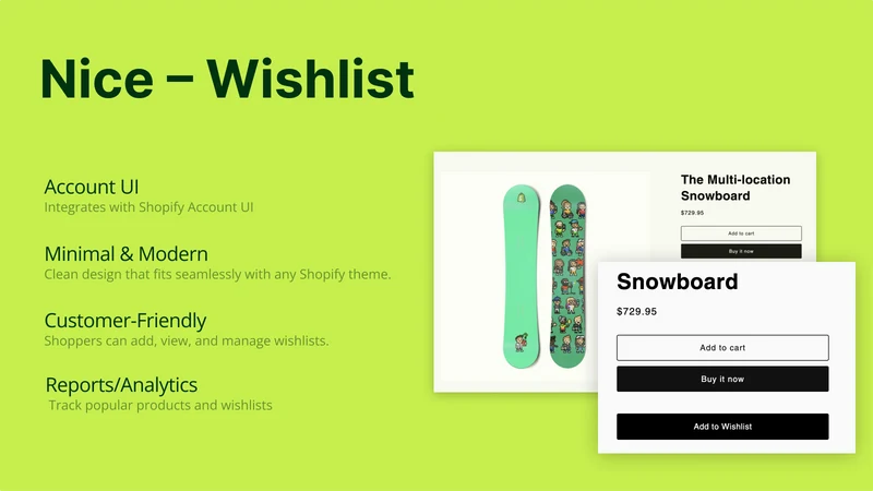 Nice – Wishlist