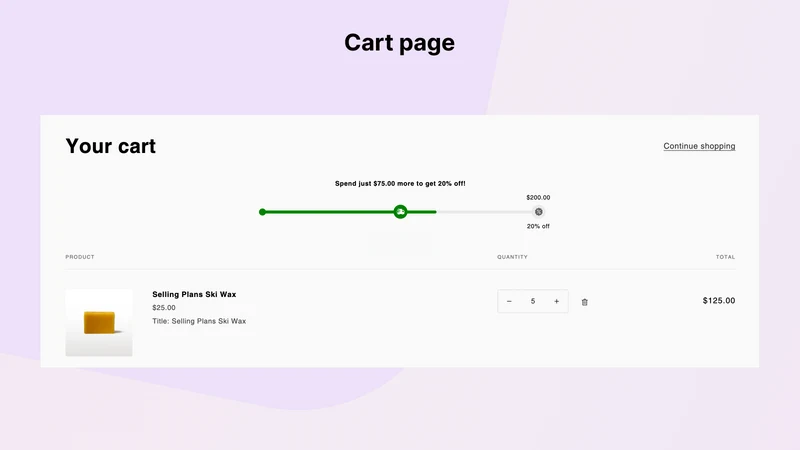 MCE Progress Bar, Upsells