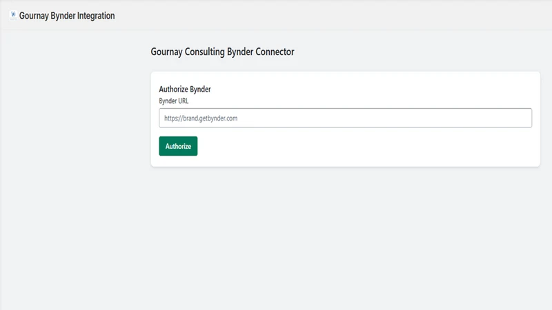 Gournay Bynder Integration