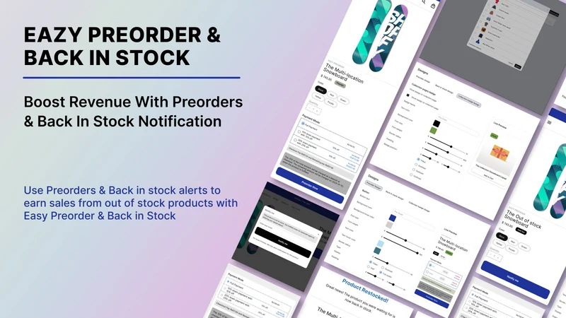 Eazy Preorders & Back in Stock
