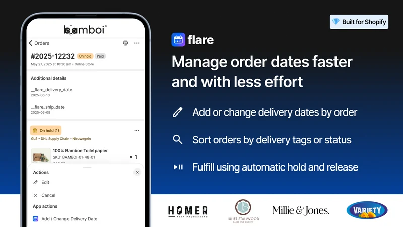Flare: Delivery Date Picker