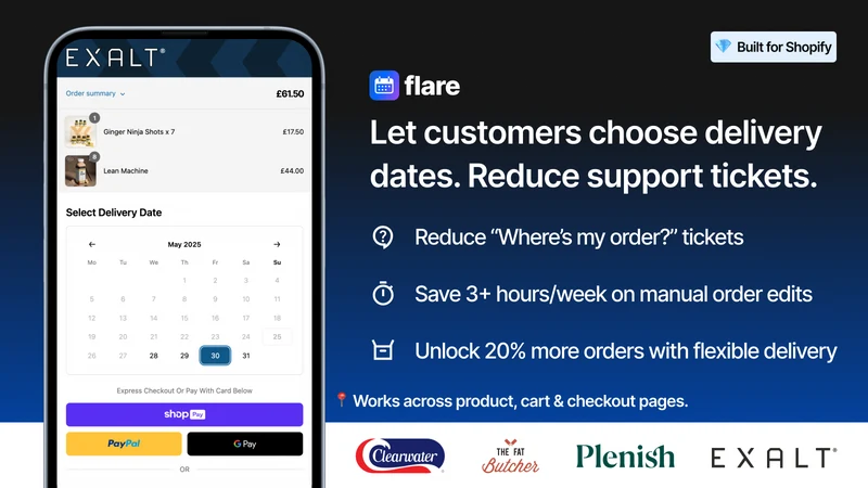 Flare: Delivery Date Picker