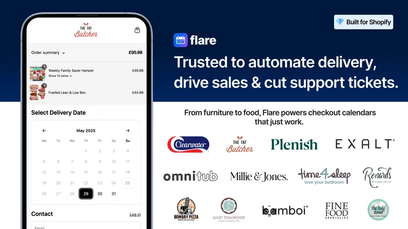 Flare: Delivery Date Picker