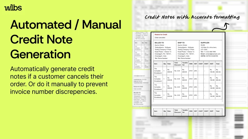 GST Invoicing by WLBS