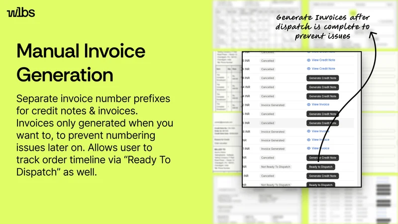 GST Invoicing by WLBS