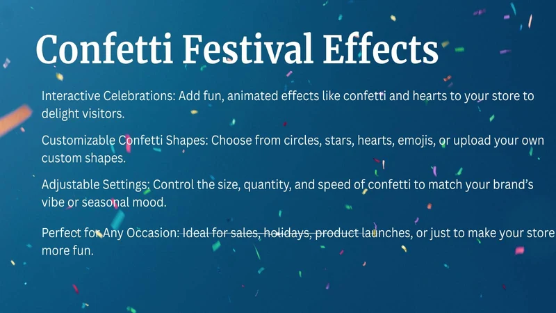 Confetti Festival Effects