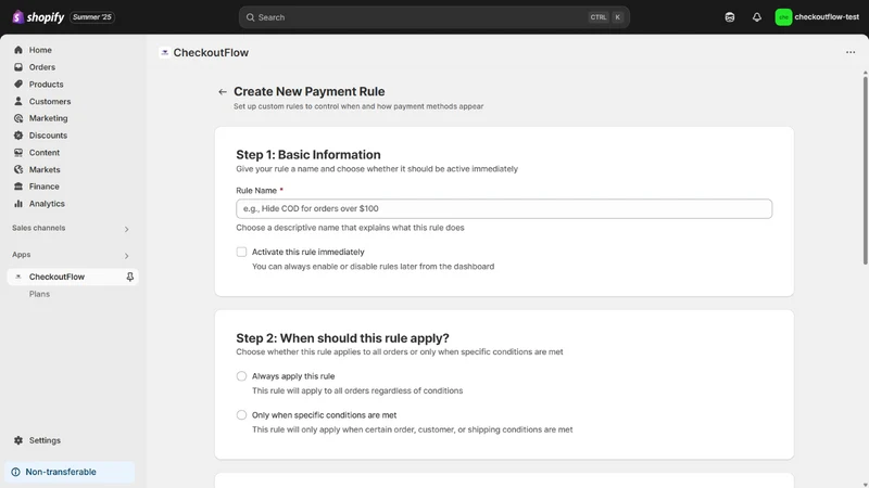 CheckoutFlow‑Hide Sort Rename