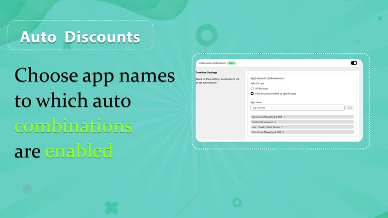 Auto combine discounts :SB