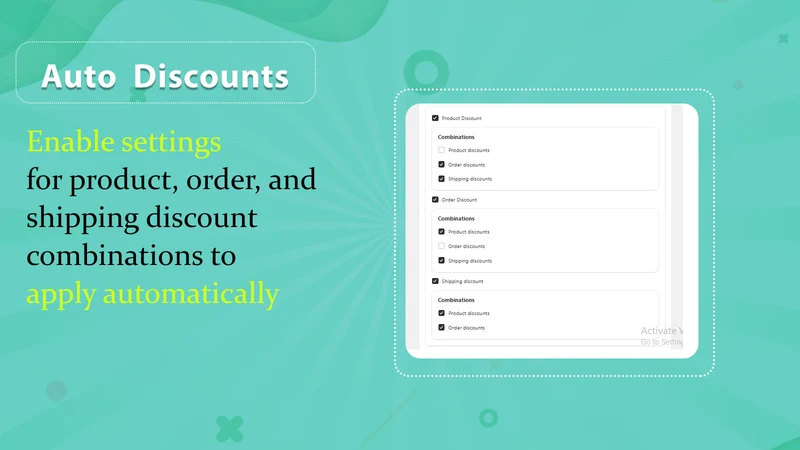 Auto combine discounts :SB