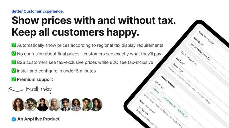 VAT/Tax Exemption & Dual price