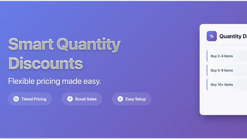 Smart Quantity Discounts