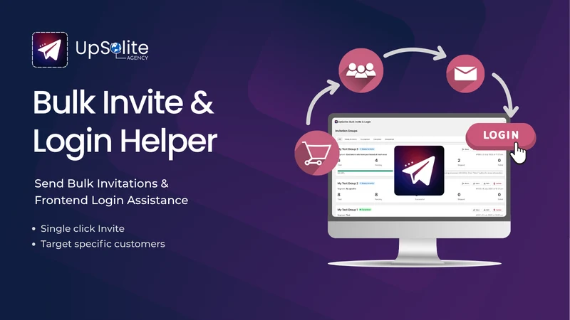 UpSolite: Bulk Invite & Login