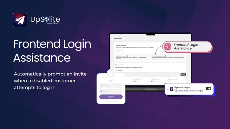 UpSolite: Bulk Invite & Login